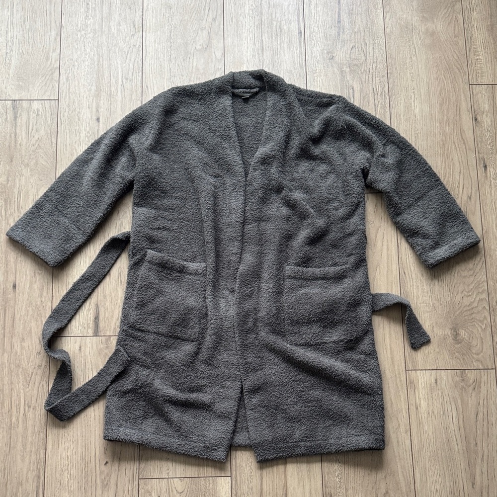Barefoot Dreams CozyChic Olive Branch Solid Robe Women’s S/M